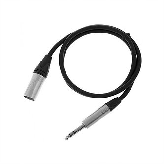 SHNOOR MC226-XMJS-10m микрофонный симметричный кабель с разъёмами XLR папа-Jack стерео 10м.