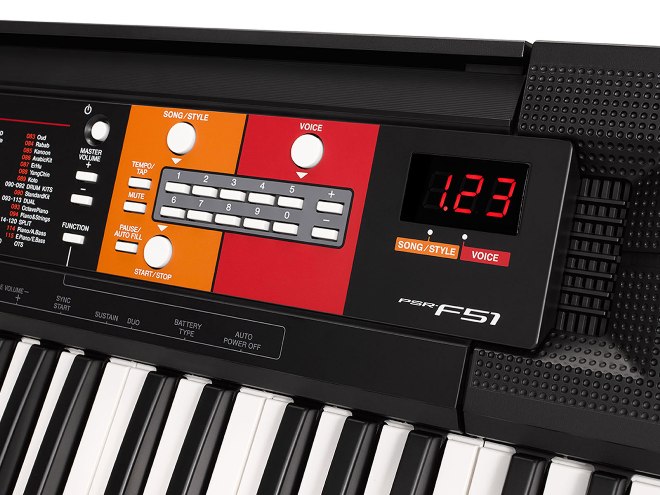 YAMAHA PSR-F51 синтезатор, 61 клавиша