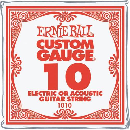 Ernie Ball 1010 струна .010 для электро и акустической гитары, без навивки