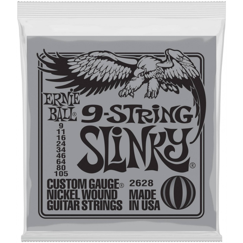 Ernie Ball P02628 9-STRING SLINKY NICKEL WOUND