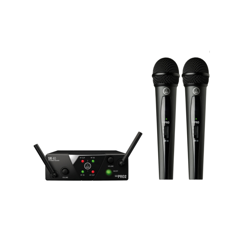 AKG WMS40 Mini2 Vocal Set US25AC - вокальная радиосистема с 2-мя ручными передатчиками