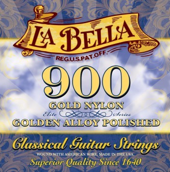 La Bella 900 Golden Nylon комплект струн для классической гитары