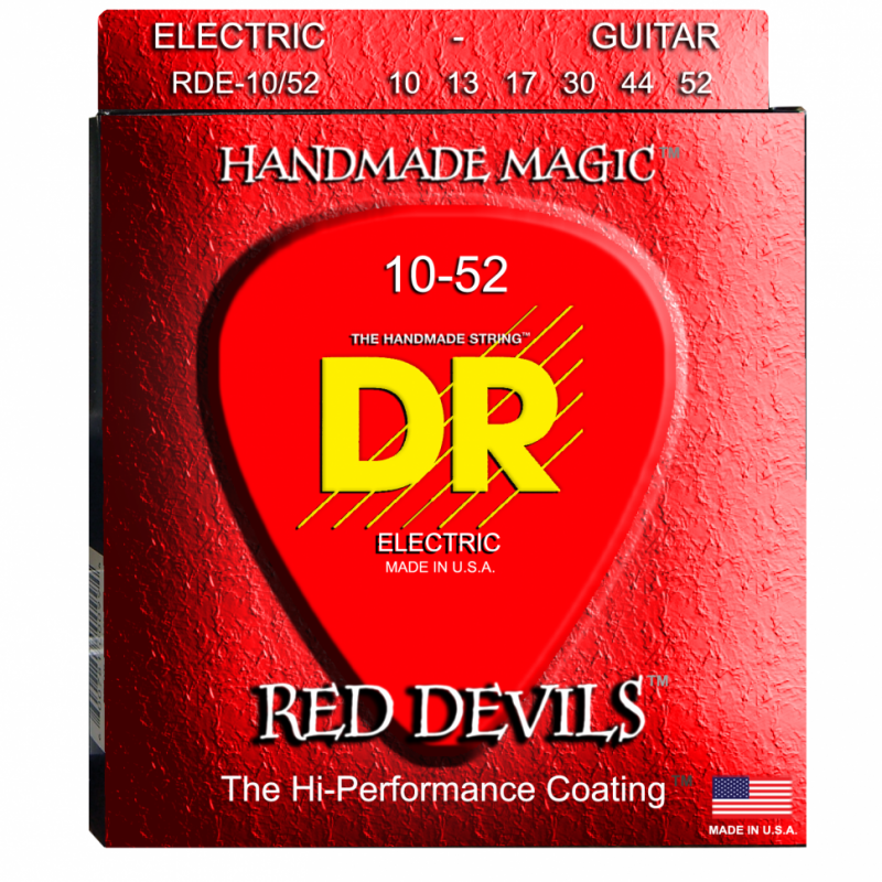 DR RDE-10/52 RED DEVILS™ струны для электрогитары (10-52)
