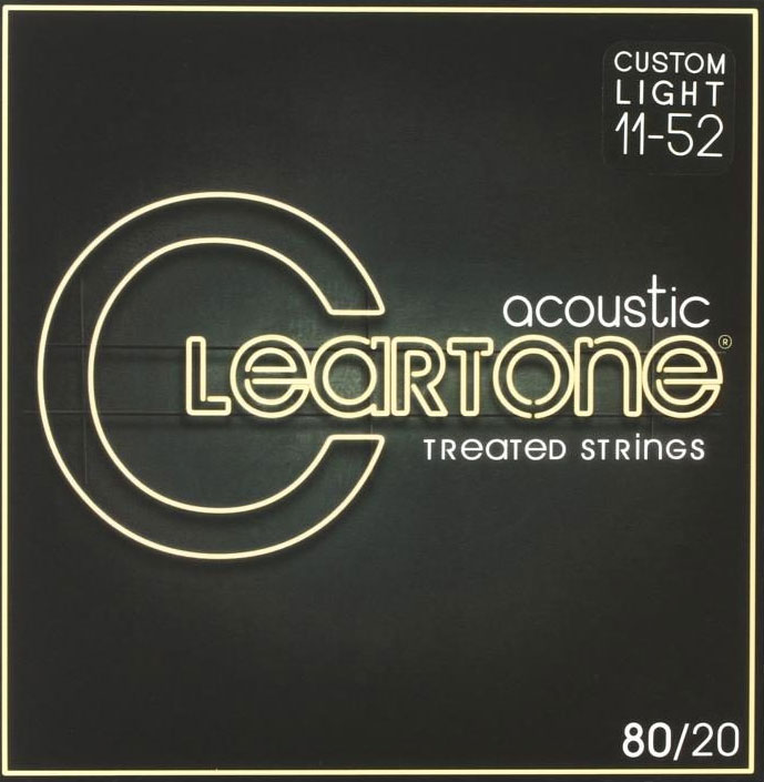 Cleartone 7611 струны для акустической гитары (11-52), бронза 80/20, антикоррозийное покрытие