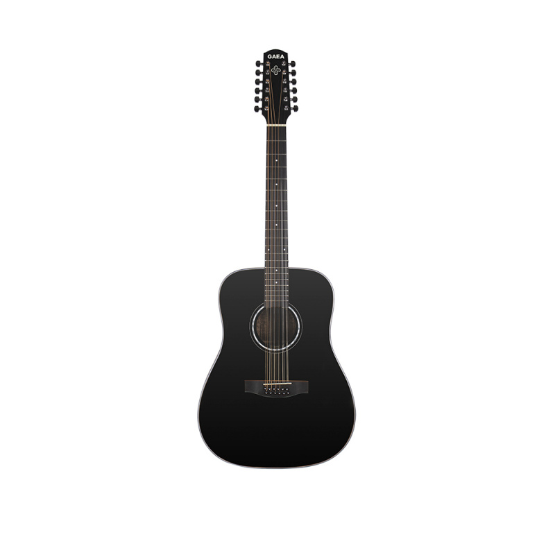 Toretto STLD231CEQ-12 BK акустическая гитара