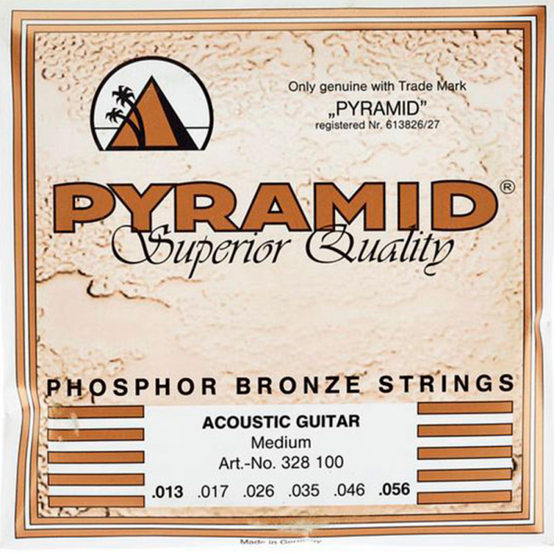 Pyramid 328100 струны для акустической гитары (13-56), фосфорная бронза