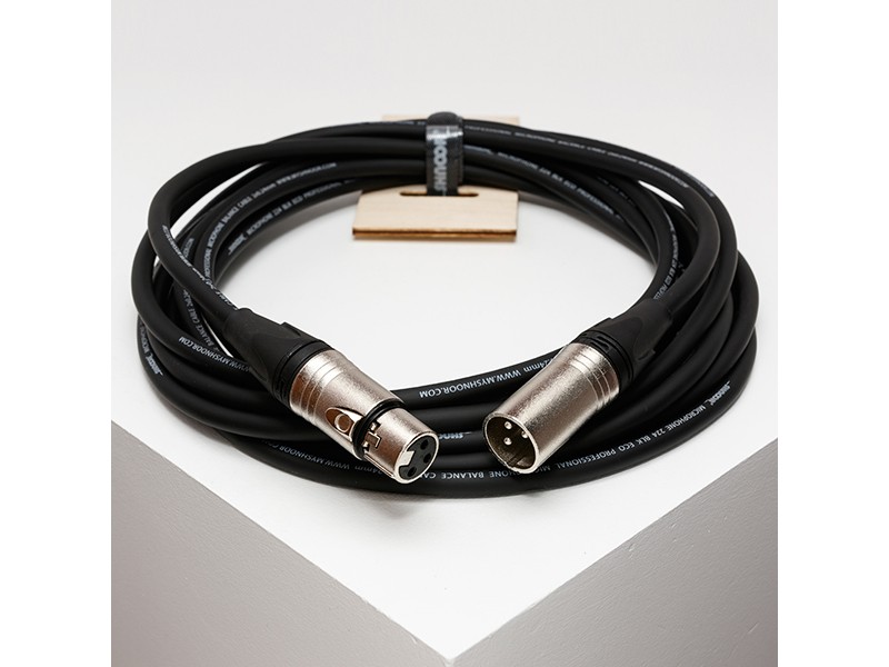 SHNOOR MC220eco-XMXF-1m симметричный микрофонный кабель с разъёмами XLR 1м