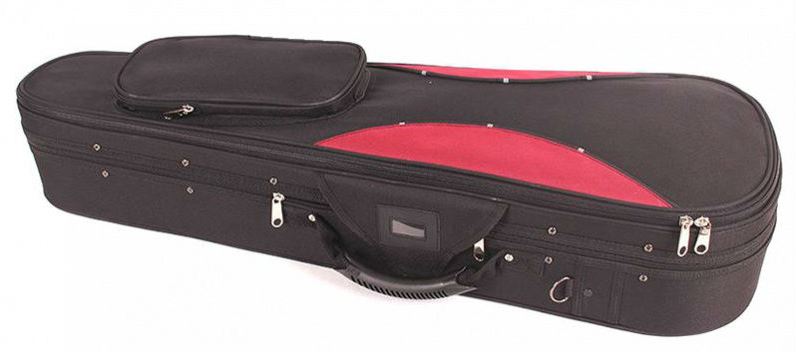 Mirra VC-G300-BKR-3/4 футляр для скрипки размером 3/4, черный/красный