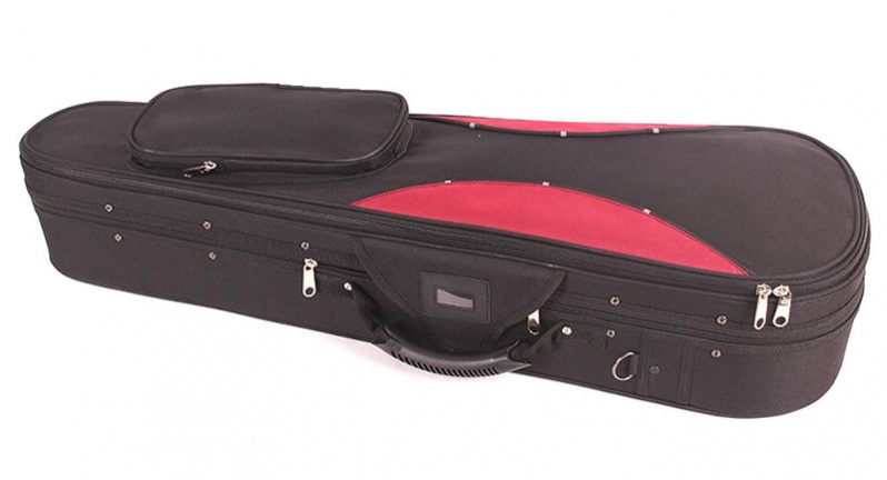 Mirra VC-G300-BKR-1/4 футляр для скрипки размером 1/4, черный/красный