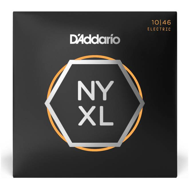 D'Addario NYXLS1046 NYXL комплект струн для электрогитары 10-46, шарики на обоих концах