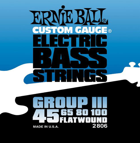 Ernie Ball 2806 Струны для бас гитары Group III Flat Wound