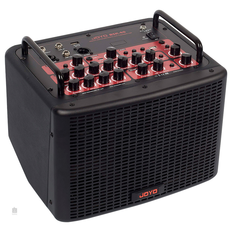 JOYO BSK-40BL комбоусилитель для акустической гитары, один динамик, есть возможность записи звука