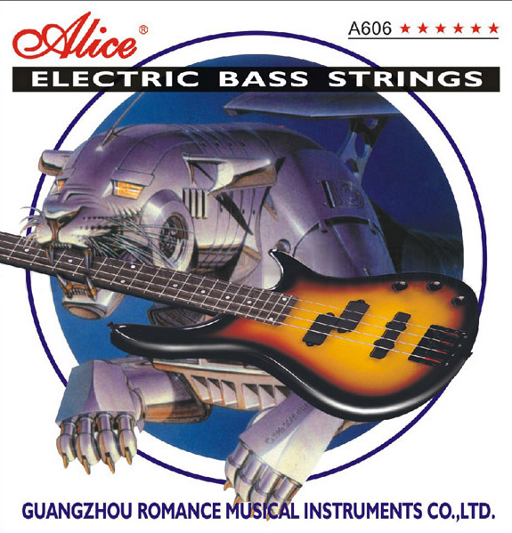 Alice A606(4)-M струны для бас-гитары (45-105), никель