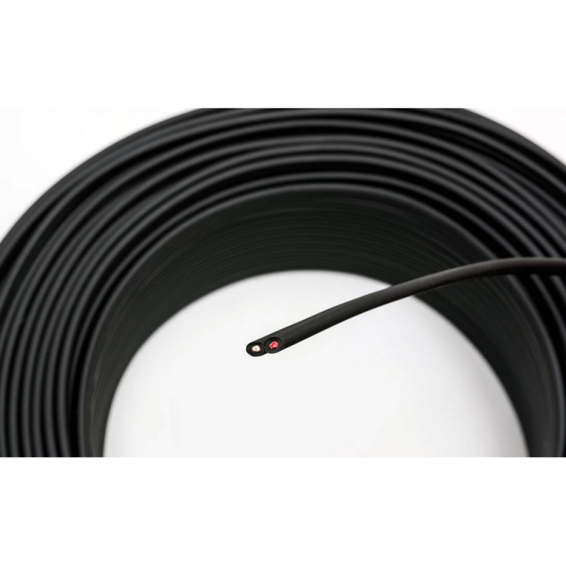 SHNOOR Component 2124 BLK100m кабель компонентный инструментальный 2х2,4мм, 4х8мм, чёрный