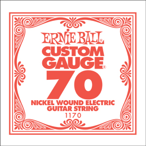 Ernie Ball 1170 струна для электро гитар .070 никель