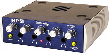 PreSonus HP4 4-канальный усилитель для наушников PreSonus HP4 4-канальный усилитель для наушников