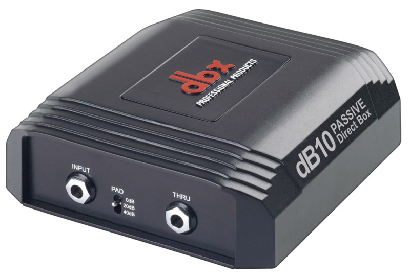 DBX db10 пассивный трансформаторный директбокс.Hi-Z 1/4" TS вход