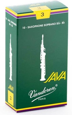Vandoren Java SR303 трости для сопрано саксофона, размер 3,0