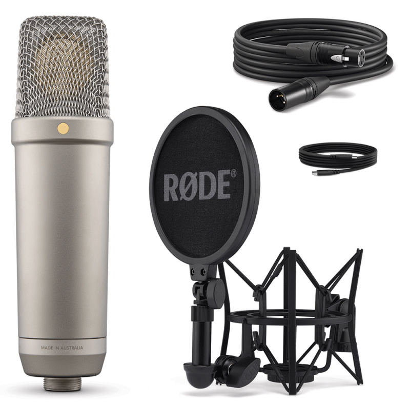 RODE NT1 5th Generation Silver студийный микрофон с 1" конденсаторным капсюлем HF6
