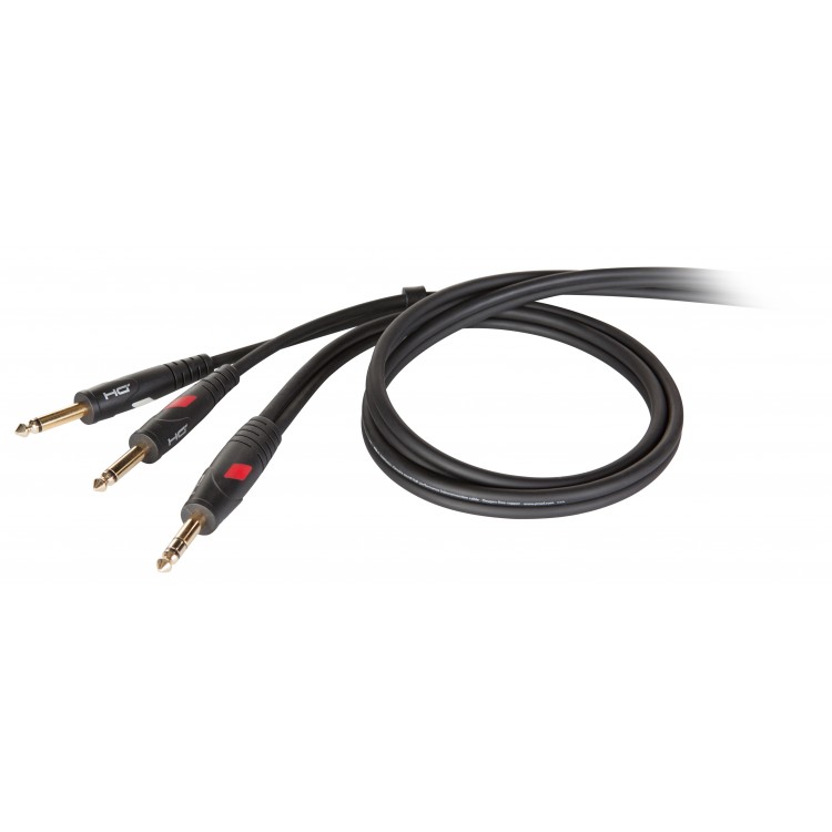 PROEL DIE HARD DHG540LU18 - проф. аудио кабель инсертный,2х джек 6.3мм, стереом, длина 1.8 м