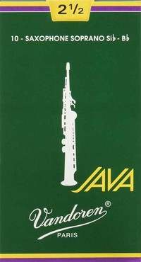 Vandoren Java SR3025 трости для сопрано саксофона, размер 2,5