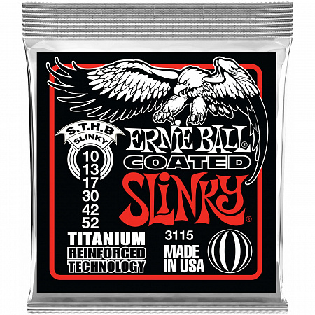 Ernie Ball 3115 Струны для электрогитары Slinky Coated
