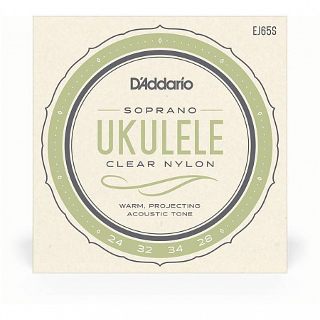 D'Addario EJ65S струны для укулеле сопрано D'Addario EJ65S струны для укулеле сопрано