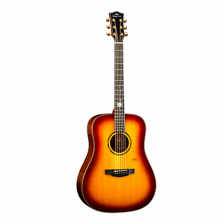 KEPMA G1E-D Brown Sunburst электроакустическая гитара