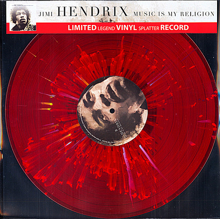 JIMI HENDRIX · MUSIC IS MY RELIGION · LP