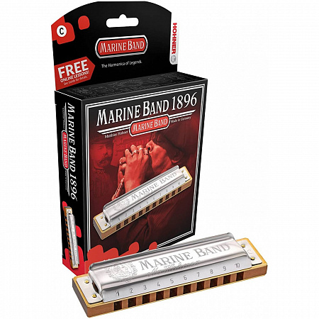 HOHNER Marine Band 1896/20 Bm (M1896326X) диатоническая губная гармоника Richter HOHNER Marine Band 1896/20 Bm (M1896326X) диатоническая губная гармоника Richter