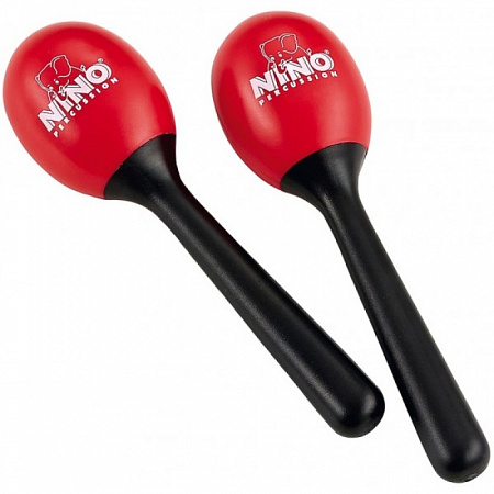 Nino Percussion NINO569R маракасы пластиковые, красные Nino Percussion NINO569R маракасы пластиковые, красные