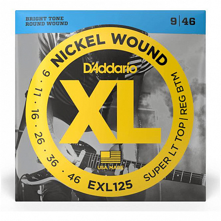 D'Addario EXL125 струны для электрогитары (9-46)
