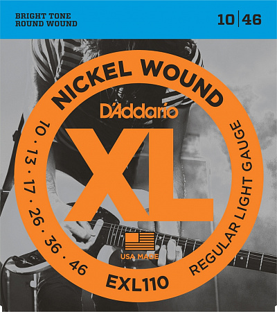 D'Addario EXL110 струны для электрогитары (10-46) D'Addario EXL110 струны для электрогитары (10-46)