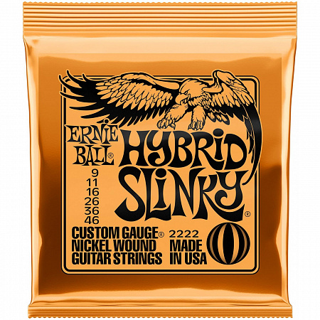 Ernie Ball 2222 струны для электрогитары (9-46)