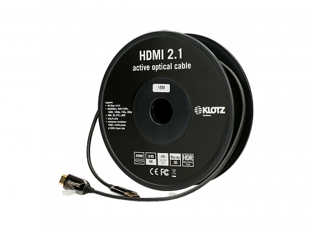 Klotz FOAUH015 кабель HDMI оптический, 15 м Klotz FOAUH015 кабель HDMI оптический, 15 м