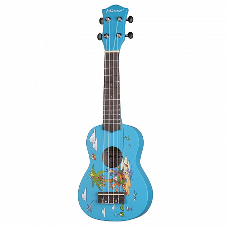 Mirra UK-300-21-YD укулеле сопрано, с рисунком Сartoon