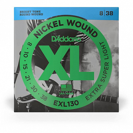 D'Addario EXL130 струны для электрогитары (8-38) D'Addario EXL130 струны для электрогитары (8-38)