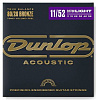 Dunlop DAB1152 струны для акустической гитары (11-52), бронза 80/20