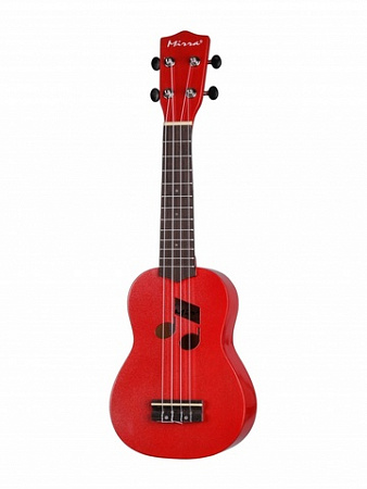 Mirra UK-210-21-RD укулеле сопрано, красный Mirra UK-210-21-RD укулеле сопрано, красный