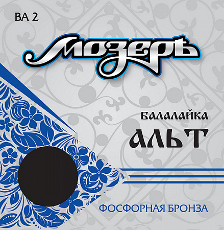 Мозеръ BA2 комплект струн для балалайки альт Мозеръ BA2 комплект струн для балалайки альт