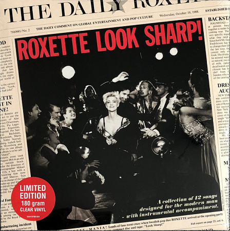 ROXETTE · LOOK SHARP! (LTD CLEAR) · LP