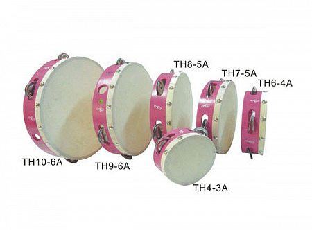 Fleet TH4-3A тамбурин, 4 дюйма, 3 бубенца Fleet TH4-3A тамбурин, 4 дюйма, 3 бубенца