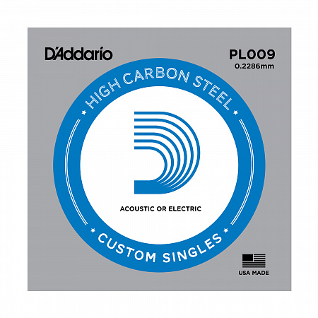 D'Addario PL009 одиночная струна .009 D'Addario PL009 одиночная струна .009