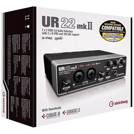 STEINBERG UR22MKII USB аудиоинтерфейс STEINBERG UR22MKII USB аудиоинтерфейс