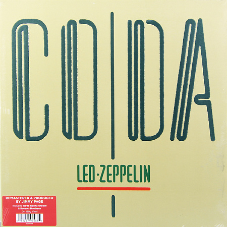 LED ZEPPELIN · CODA · LP Remastered & Produced by Jimmy Page